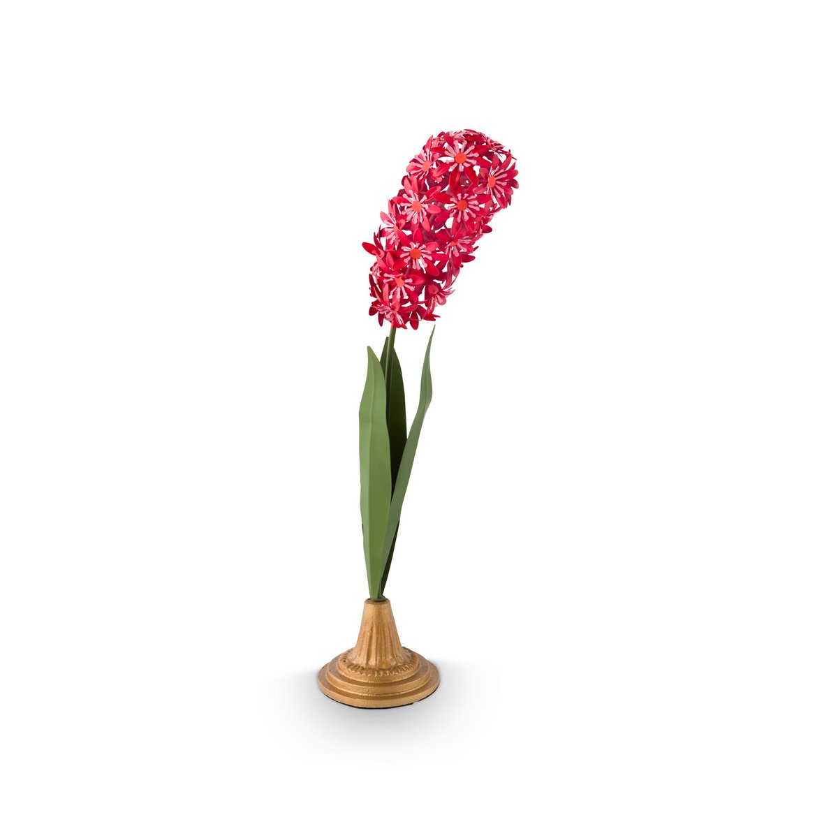 Deco Flower Metal Pink 48cm