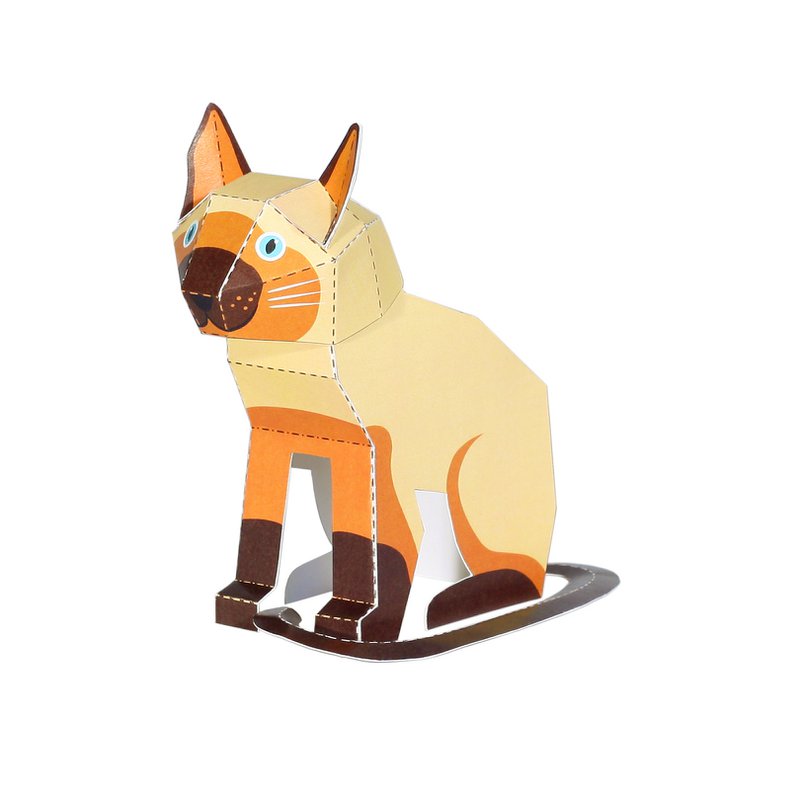 Seated Cat Postcard