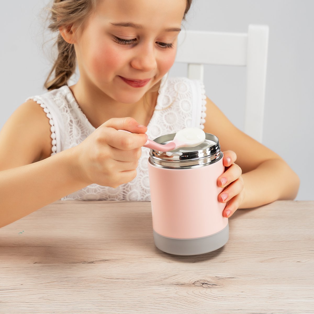 Colour Design insulated storage box, 300 ml, pink