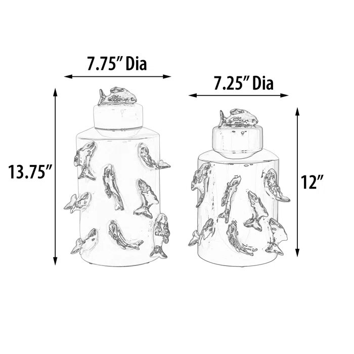 V-CF8134-11(JAR FISH BLACK)
