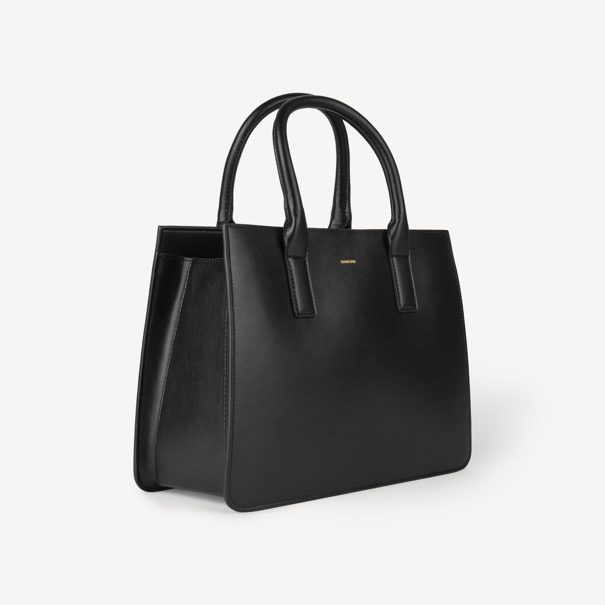 Vegan Apple Skin Handtas - Zwart