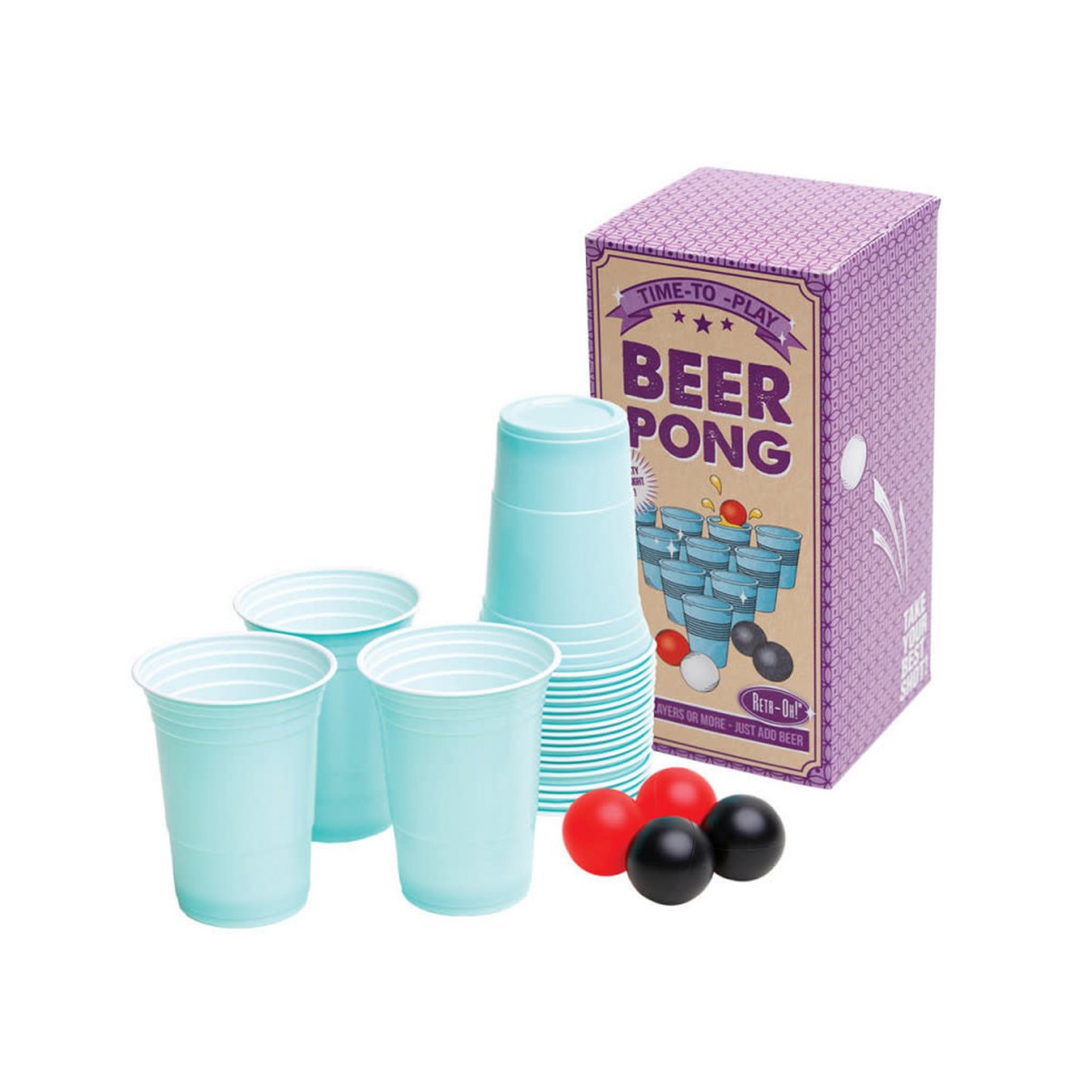 Retr-Oh drankspel Beerpong - Bier pong set OP=OP