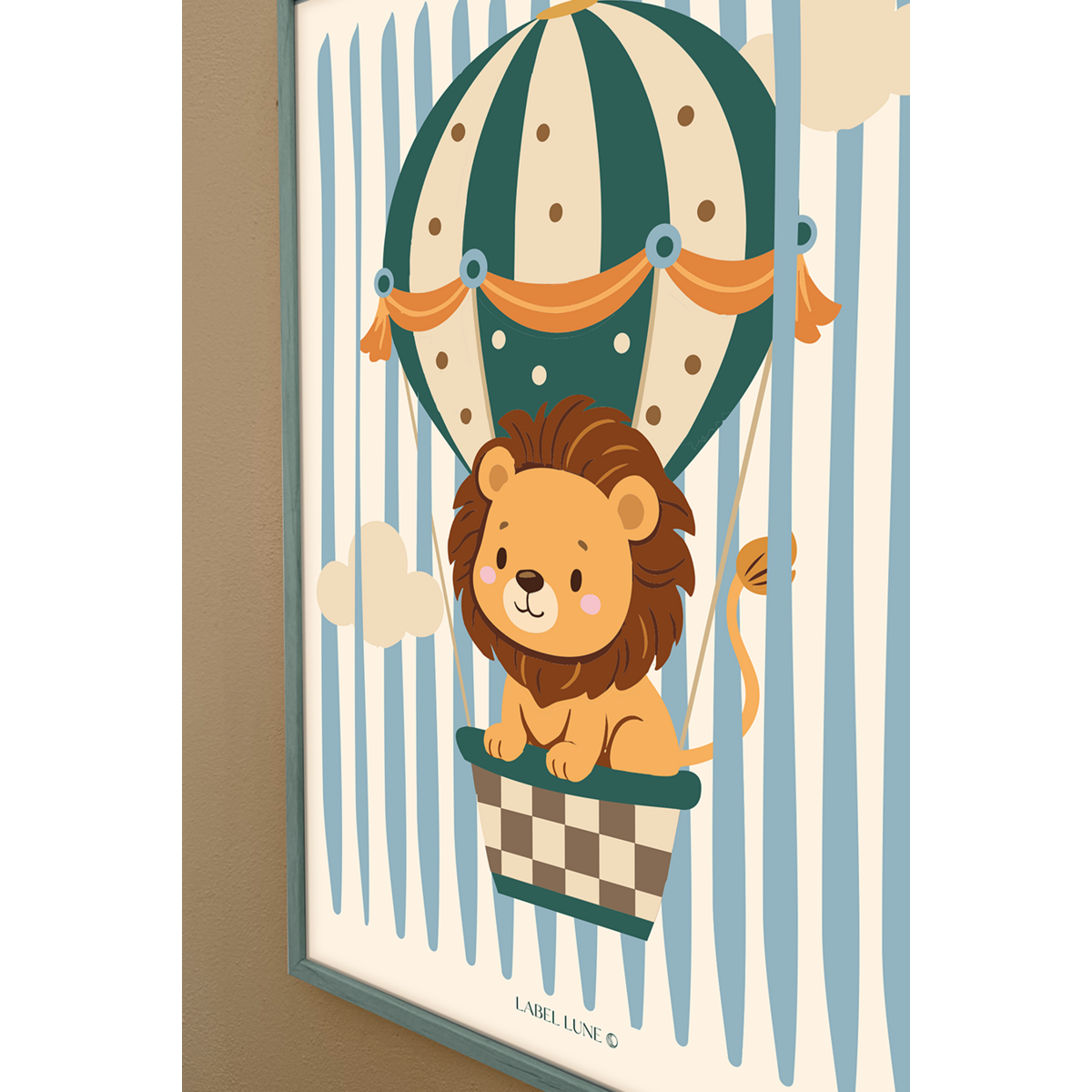 Póster habitación infantil - León Lola