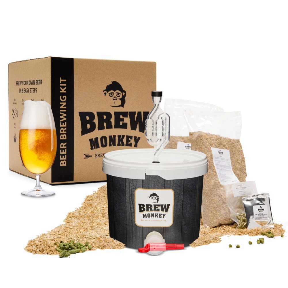 Kit de elaboración de cerveza Brew Monkey - Rubio básico