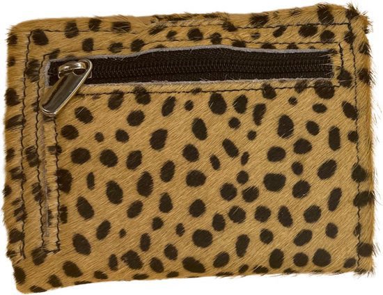 Miniwallet Passenholder DierPrint Mattzwart