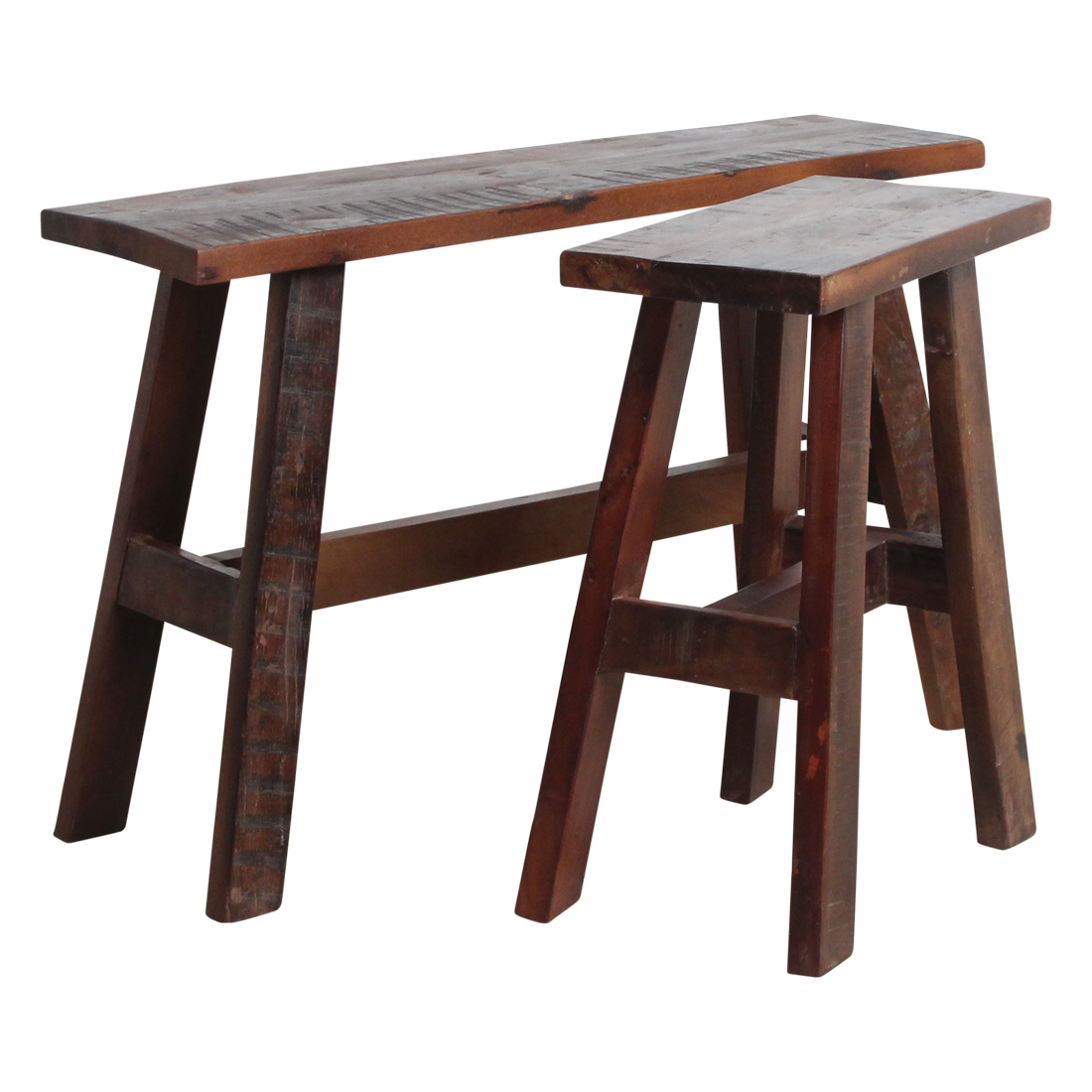 Factory wooden bench - 85x20x50 cm