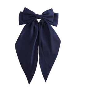 Hair clip with stern dark blue