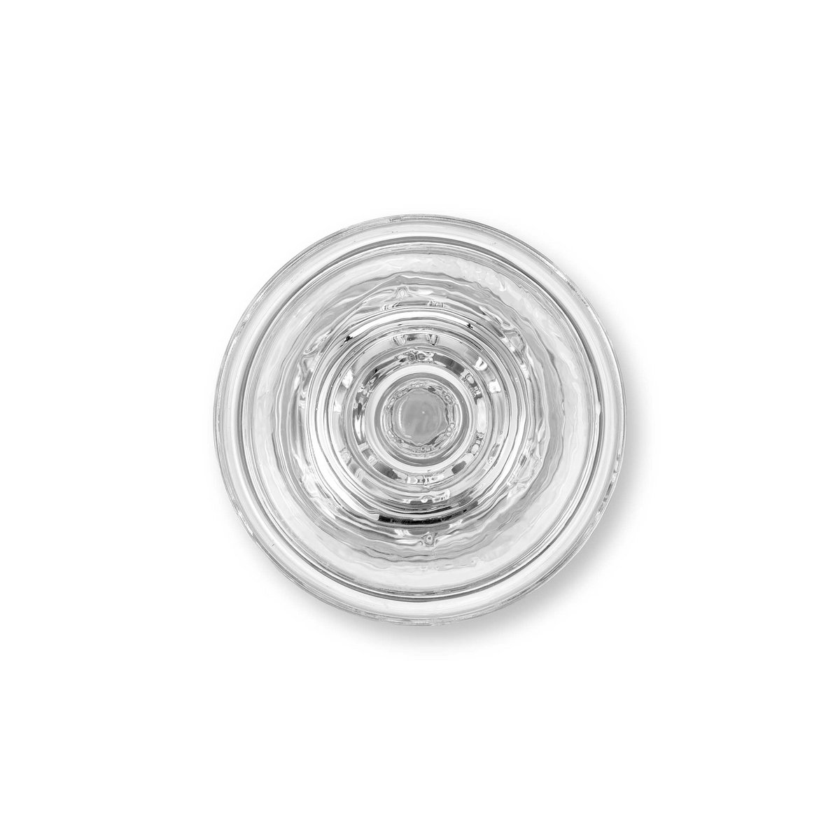 Candle Holder Glass Clear Large 10x34cm
