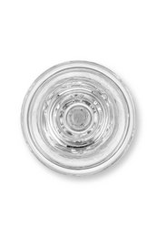 Candle Holder Glass Clear Large 10x34cm
