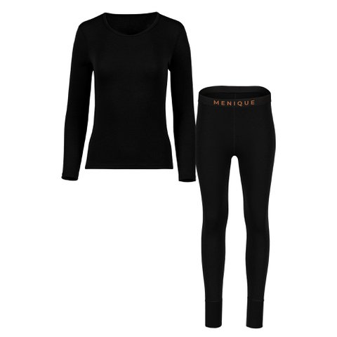 Women's Long Sleeve Set 250 Merino Black