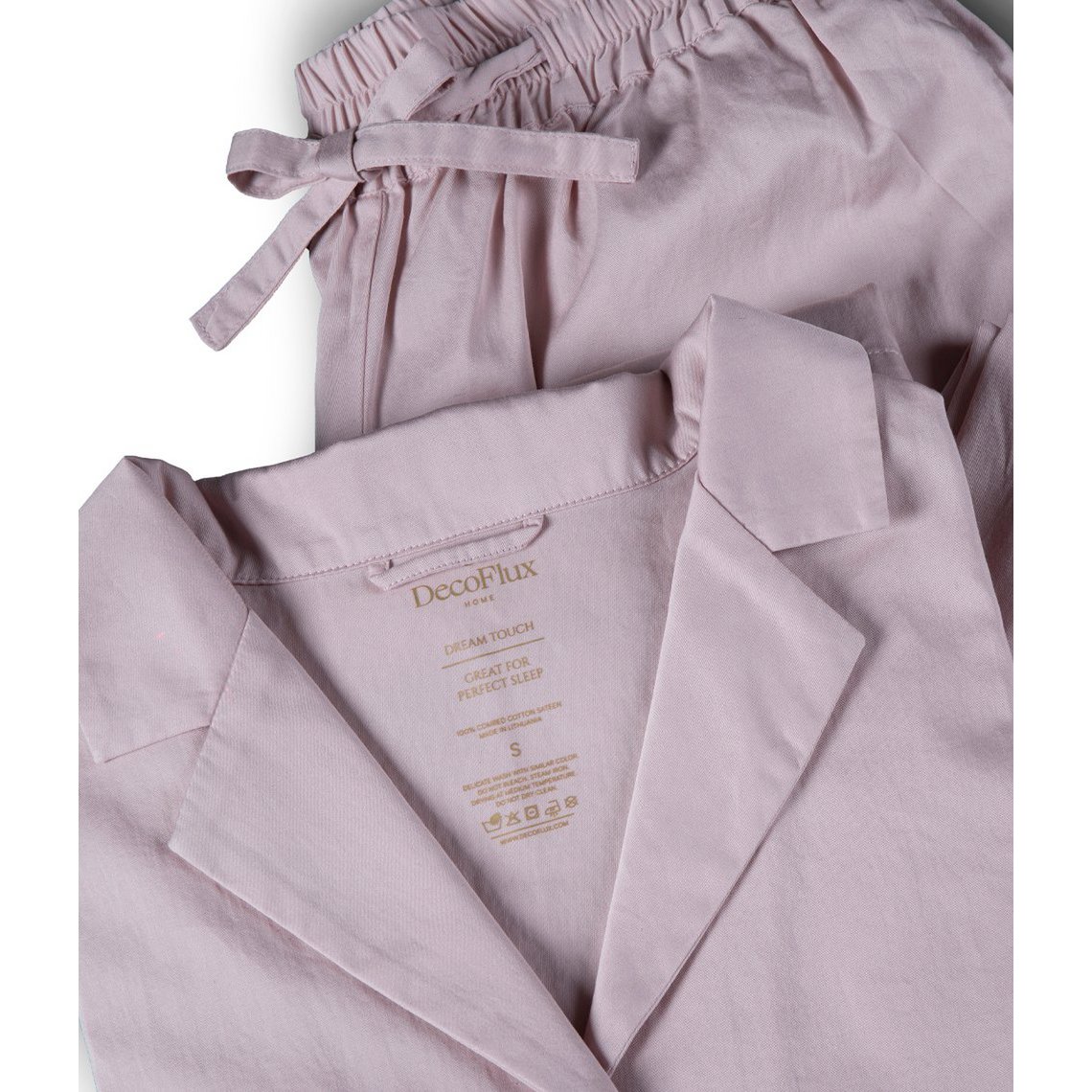 Pižama: marškiniai + kelnės Dream Touch Rose Quartz