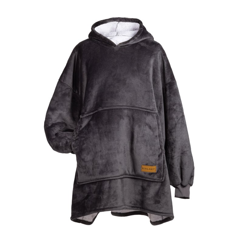 Vitapur - Hoodie deken - Grijs