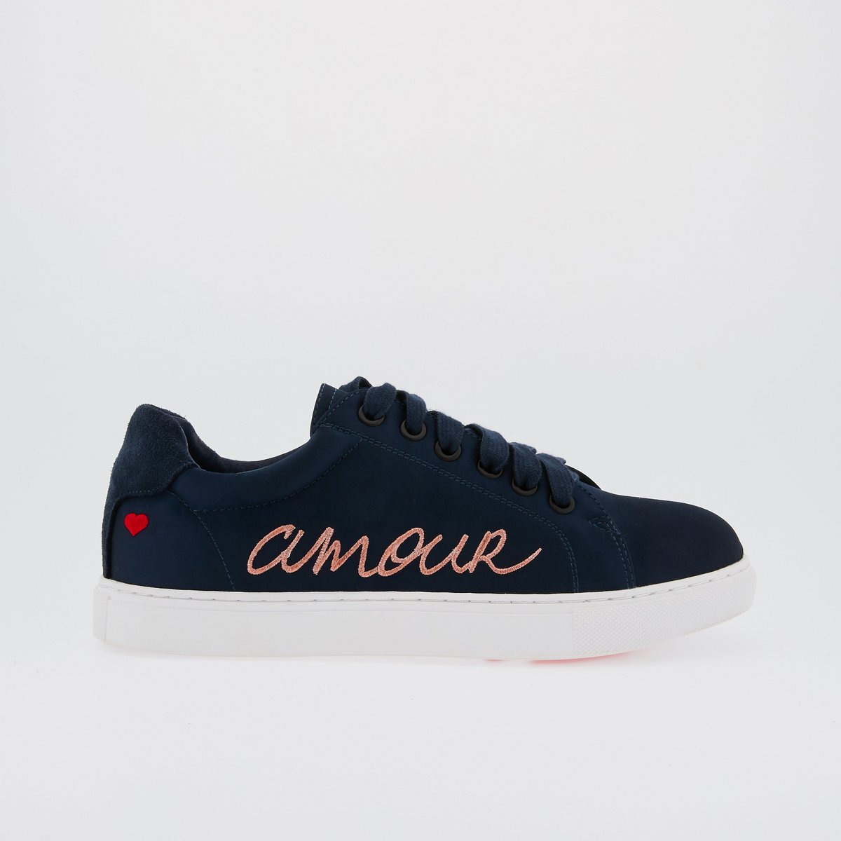 Simone Satin Amour-Bleu Marine