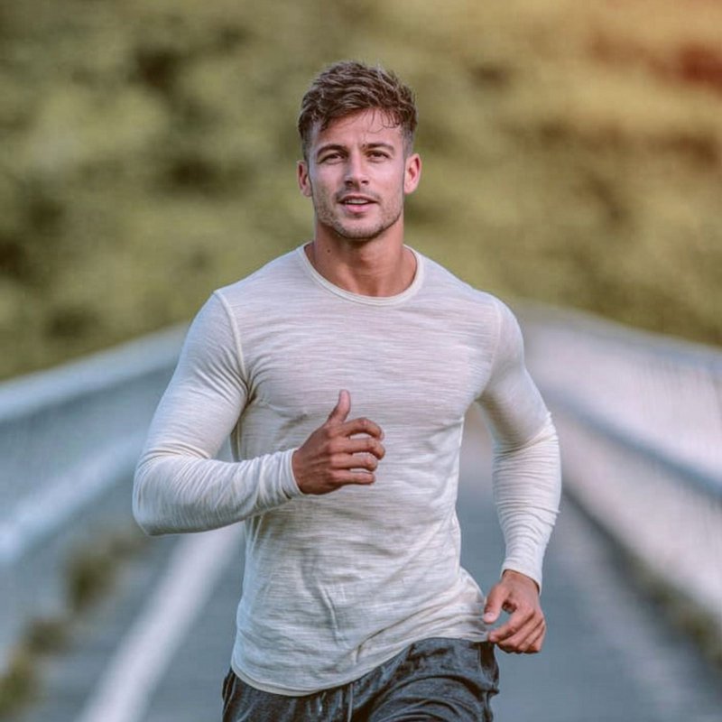Men's Merino 160 Long Sleeve Crew Natural