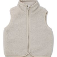 Teddy Weste Beige