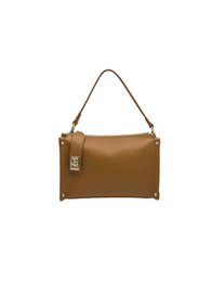 Genuine Leather Boxy Crossbody Bag, Made in Italy, art. 112759