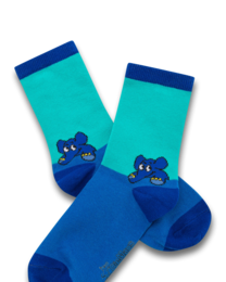 koaa – The Elephant “Guck-Guck” – Socks green/purple/navy