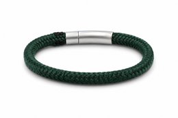 Pulsera de cuerda 6mm - Colección Ruyter | Edición plata
