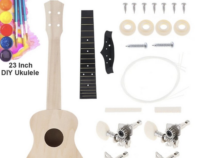23 inch concert ukulele to paint yourself