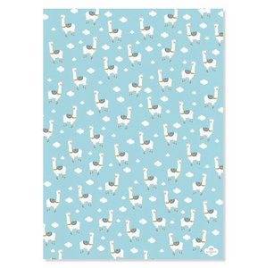 Geschenkpapier "Alpaka"