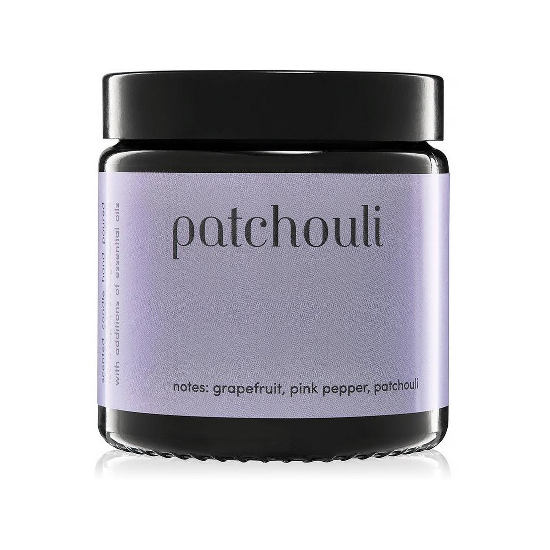Duftkerze „Patchouli“, 100 % natürliches Rapswachs, 120 g