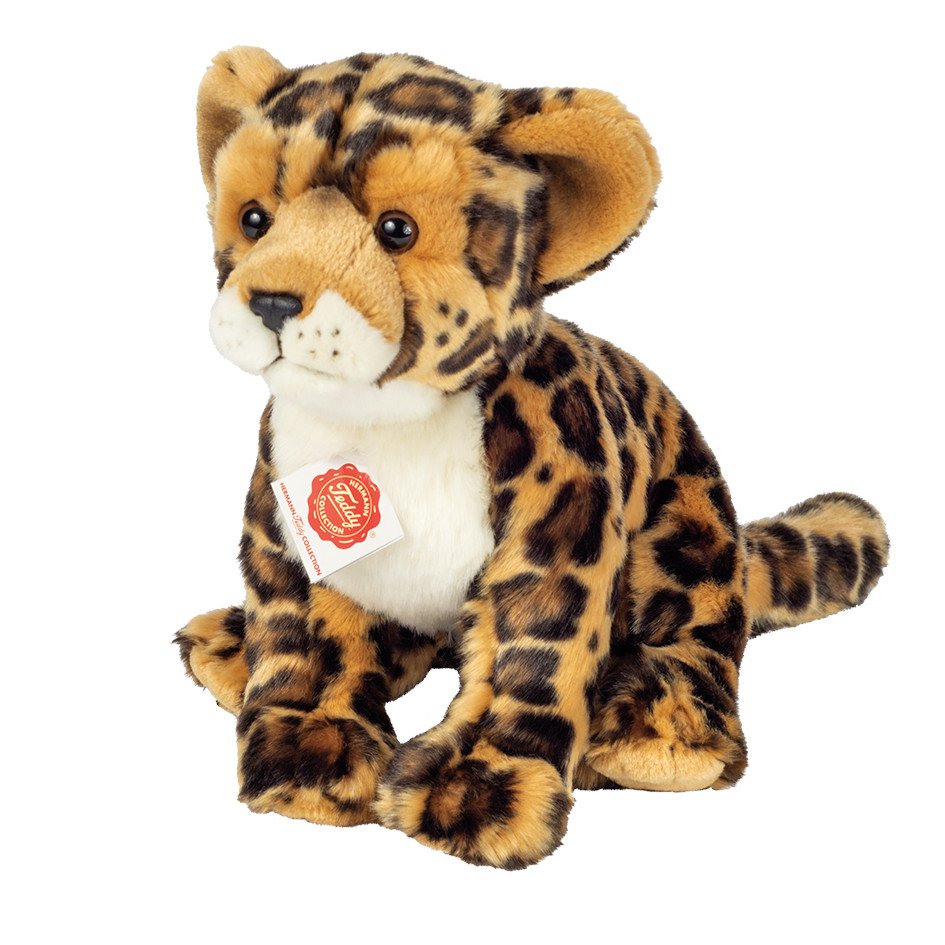 Leopard sitting 27 cm - plush toy - soft toy