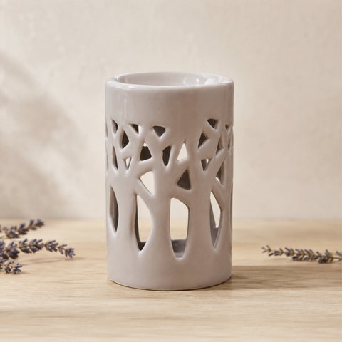 Parfümbrenner – Grauer Wald – Aromatherapie-Kerzenhalter – Fondants, Duftwachse – Raumdüfte – Geschenkidee