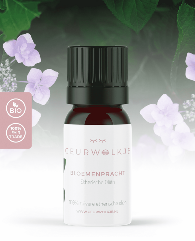 Bloemenpracht - Geurwolkje® Blend - 100% Etherische Olie - 5 en 10 ML - Adviesprijs €8,95/14,95