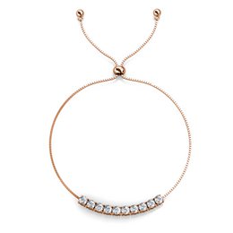 Pulsera Crystal Mia - Oro rosa y cristal