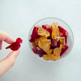 Fruit de la passion et graines de pavot