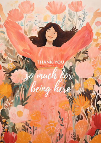 Sustainable card - Thank you so much