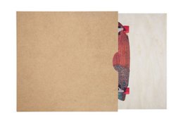 Poster 45T/7 inch wooden travel skate