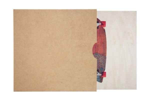 Poster 45T/7 inch wooden travel skate