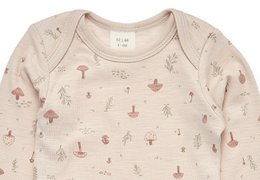 Cuerpo Langarm - Interlock Slubgarn beige