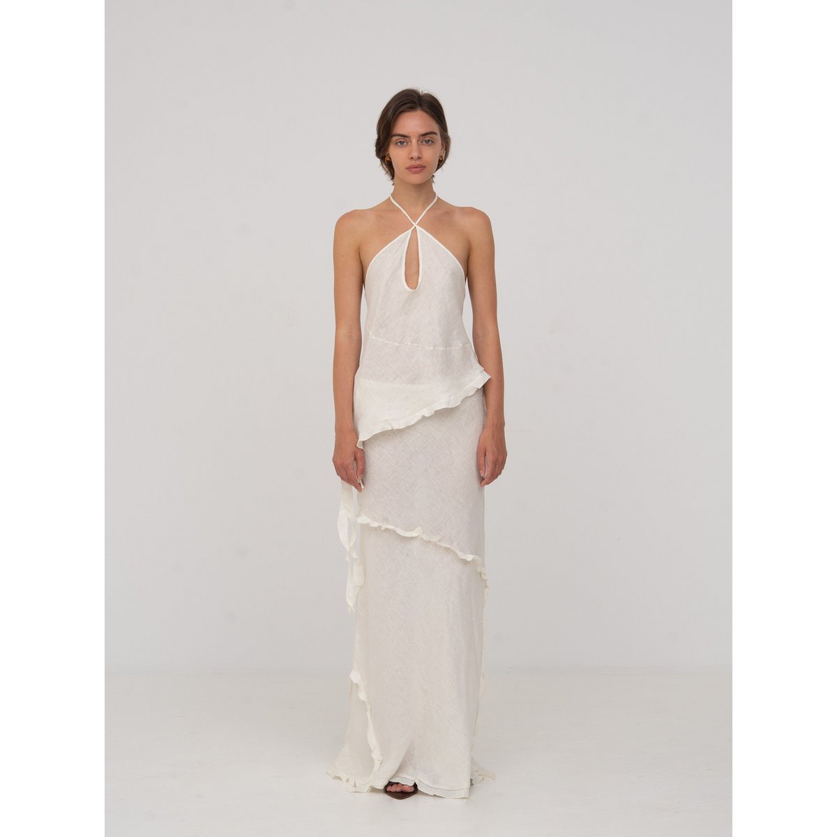 Witte linnen extase top
