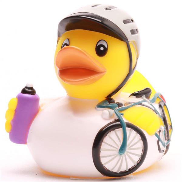 Rubber ducky cyclist - rubber duck