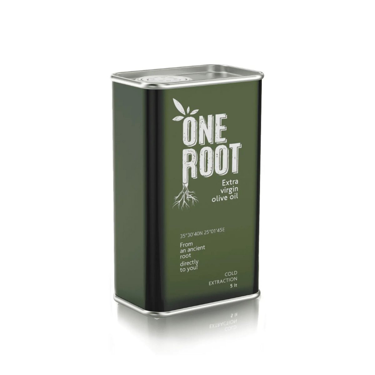 Cretan Heritage – One Root – Greek Extra Virgin Olive Oil – 5L Can