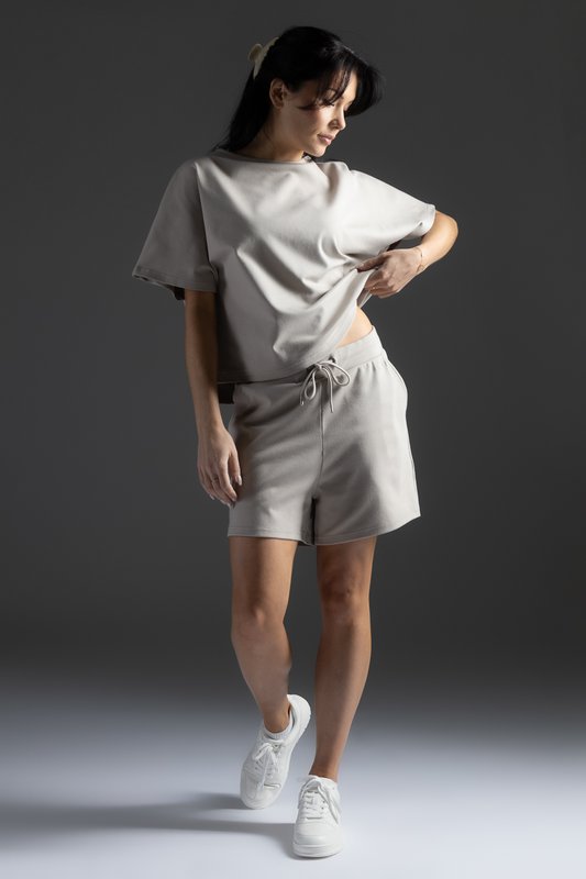 Lounge by Luin Shorts, Pale Sand
