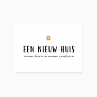 A6 Postcard || New house
