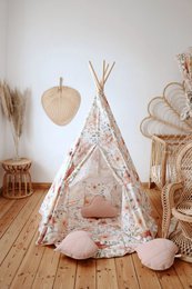 "Flower power" tipi og måttesæt