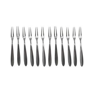 Set of 12 Fackelmann snail forks