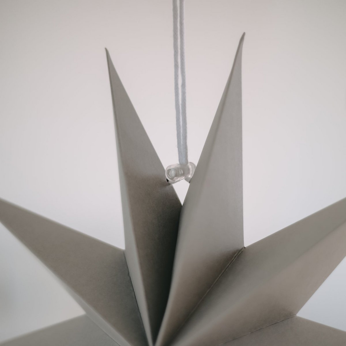 Paper stars set of 3 gray (PU = 6 sets)