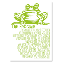 Carte postale "Grenouilles"