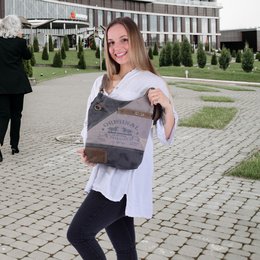 Sunsa Damen Umhängetasche. Handtasche aus Canvas ( Segeltuch) & Leder. Schultertasche in Vintage Stil. Große Crossbody Tasche für Frauen mit Pferdmotiv grau schwarz