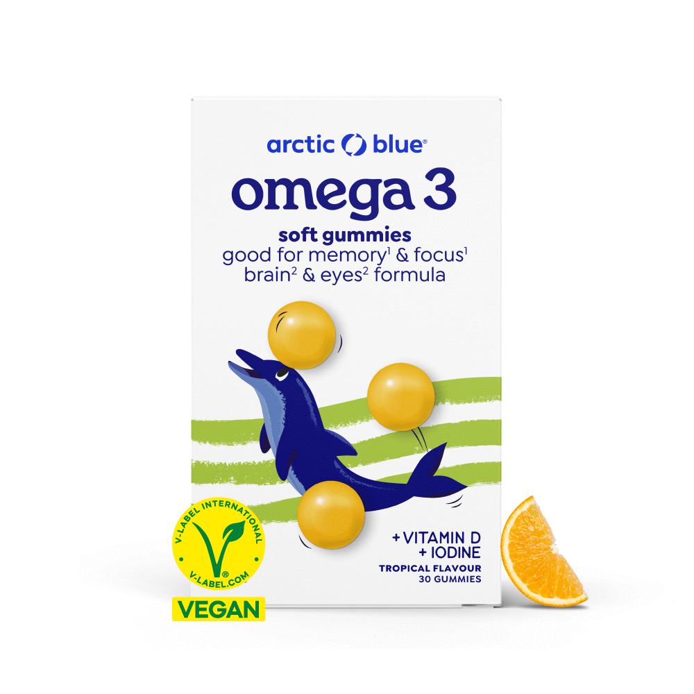 Vegan Omega-3 Gummies with vitamin D and iodine