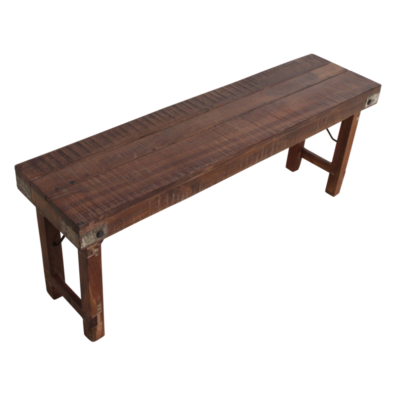 Wooden bench foldable 120 cm