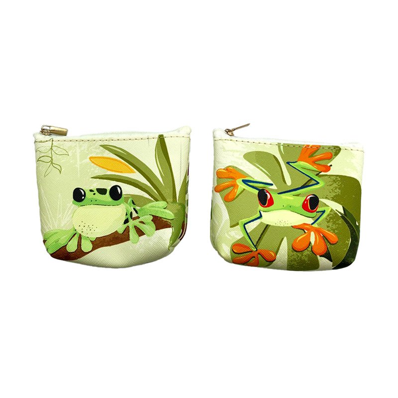 Purs à main PVC de grenouilles tropicales