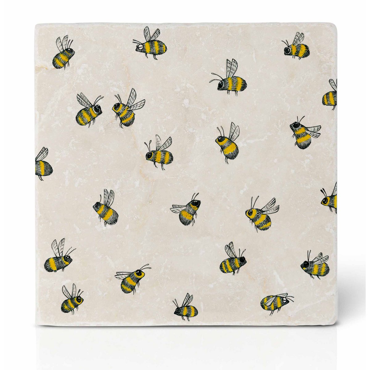 Tile Coaster - Swarm of Bees
