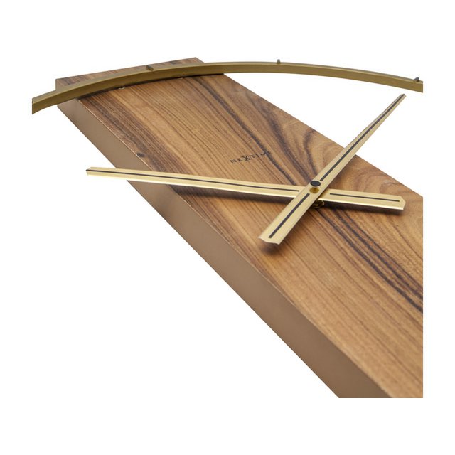 Horloge murale NeXtime Carl 50,8 x 58,2 cm marron