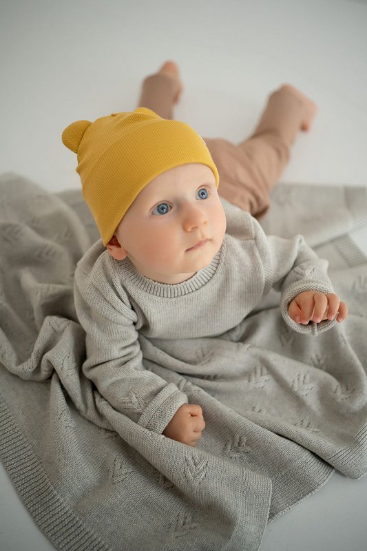 GRACE MUSTARD children's hat